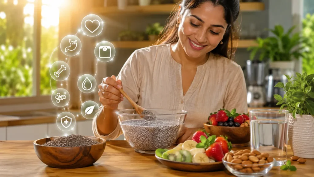 Chia Seeds in Marathi