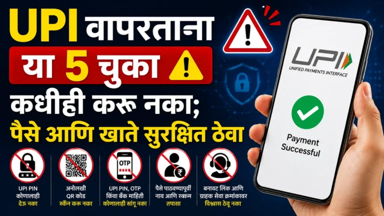 UPI Scam in Marathi